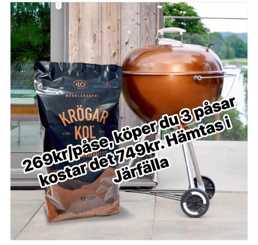 3 x Krögarkol till rabatterat pris